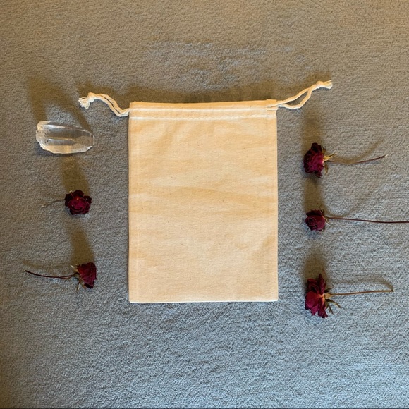 Drawstring Pouch Boho Hippie Hipster Cottagecore VW Bus Festival Merch Aesthetic - Picture 3 of 4